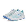 Puma Hallen-Indoorschuhe Accelerate Turbo Nitro II #22 weiss/hellblau Damen